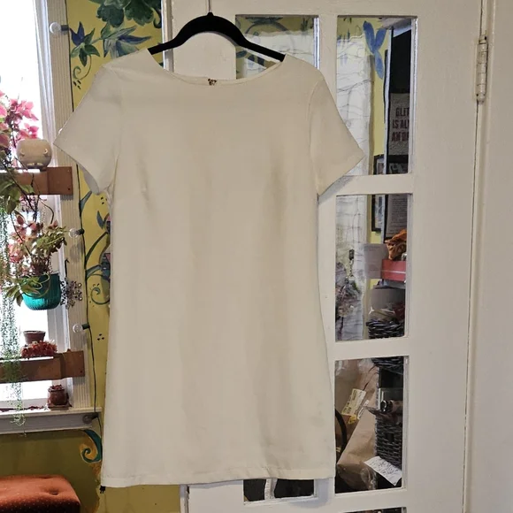 Lulu's Off White Shift Mini Dress - Picture 1 of 3